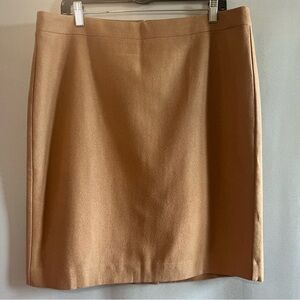 J. Crew Women's Classic Tan Pencil Skirt